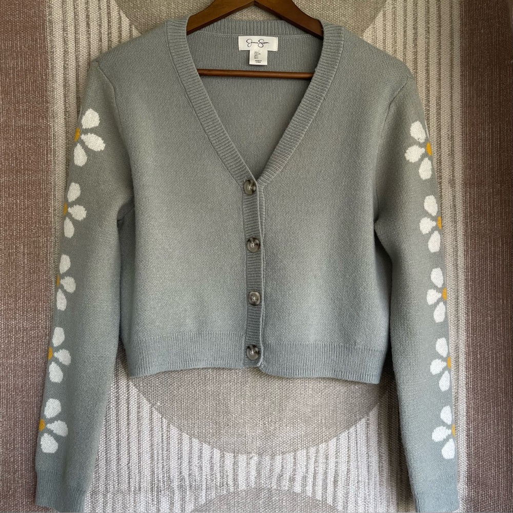 Jessica Simpson Daisy Cropped Cardigan